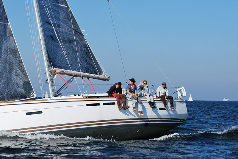 Wochenendtörn Segeltörn Segeln mit der Bavaria 1 Segelwochenende auf der Ostsee Rostock Warnemünde Sailing Deluxe